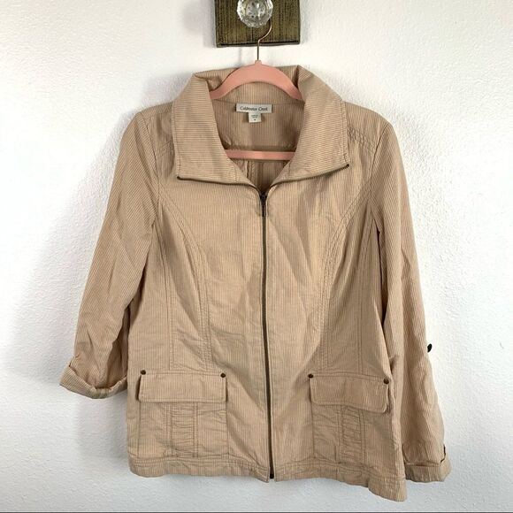 Coldwater Creek Striped Jacket - Picture 1 of 7